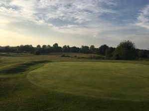 A view from the far side of the 18th hole at Chingford Golf Course